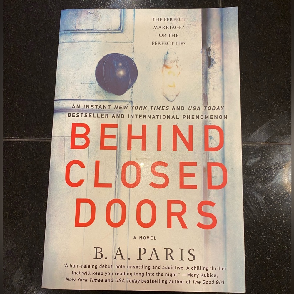 Behind Closed Doors  Book by B.A. Paris
